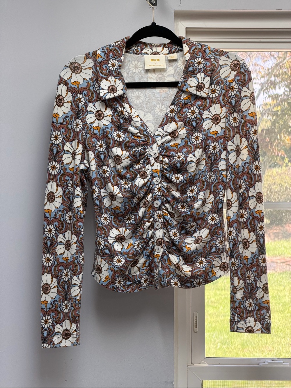 Maeve Long Sleeve Top Size Medium